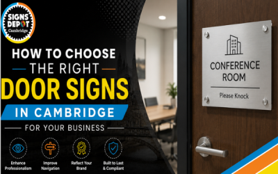 How to Choose the Right Door Signs in Cambridge for Your Business