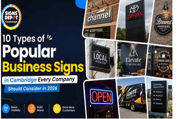 10 Types of Popular Business Signs in Cambridge Every Company Should Consider in 2026