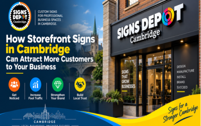 How Storefront Signs in Cambridge Can Attract More Customers to Your Business
