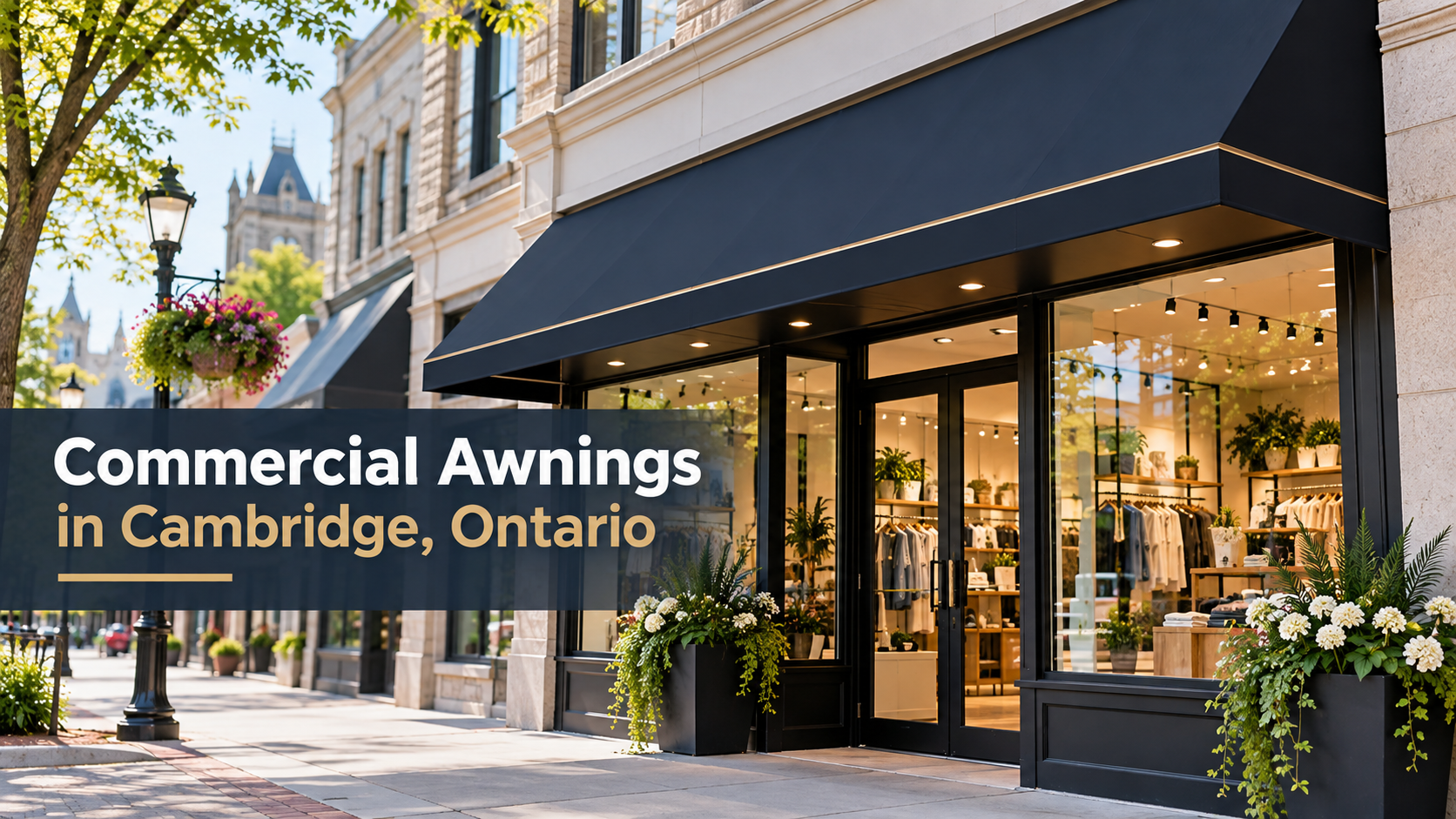 Commercial Awnings in Cambridge, Ontario (1)