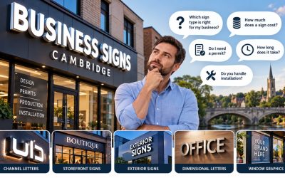 Have Questions About Business Signs in Cambridge? We Have Answers
