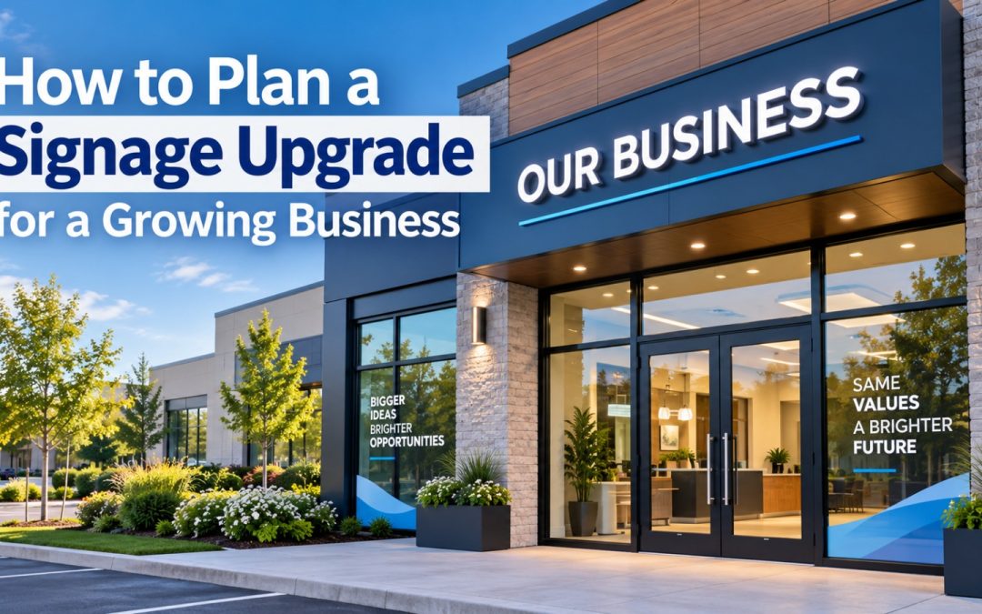 How to Plan a Signage Upgrade for a Growing Business