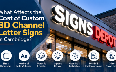 What Affects the Cost of Custom 3D Channel Letter Signs in Cambridge?