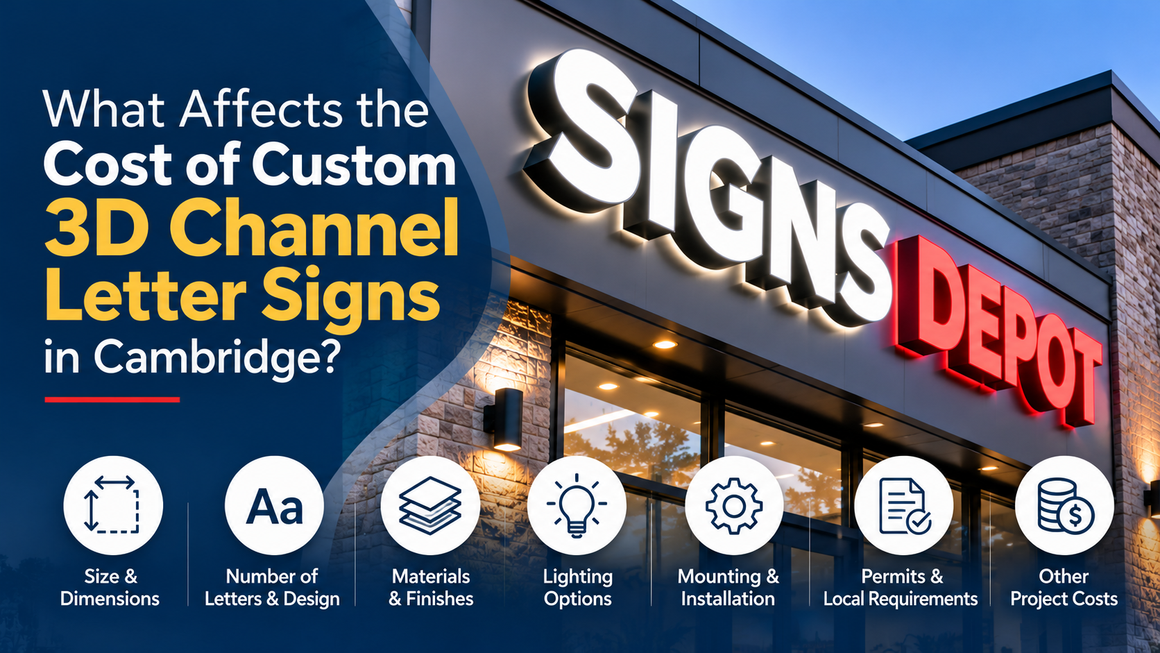 3d channel letter